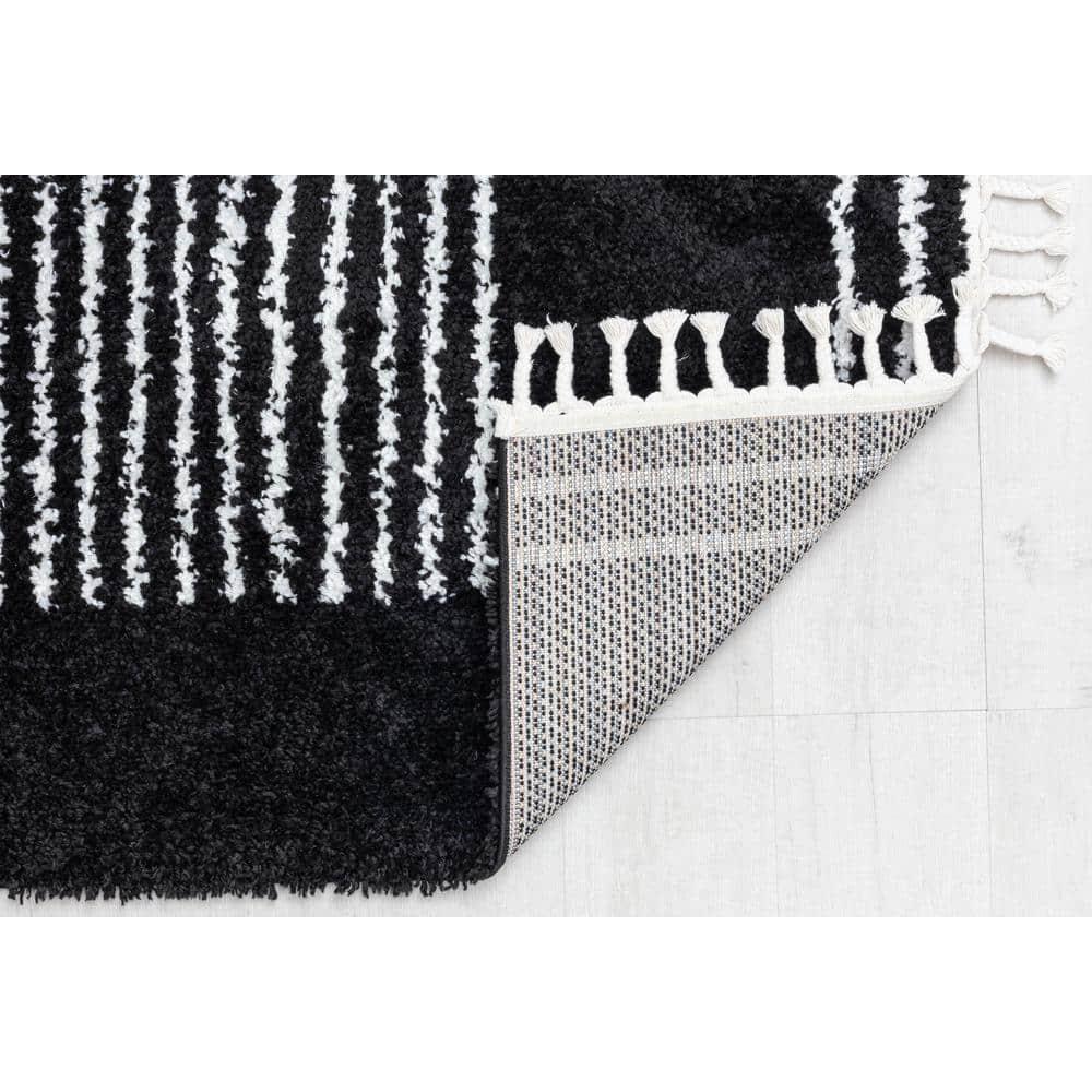 Colletti Bennett Modern Ebony Twilight Area Rug