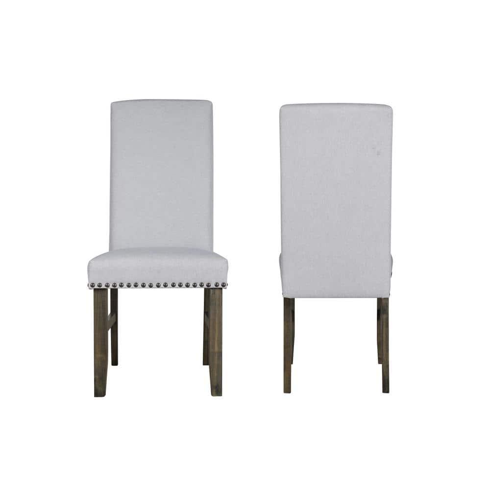 New Classic Furniture, Julius Upholstered Dining Chair (2 Per Carton)-Walnut
