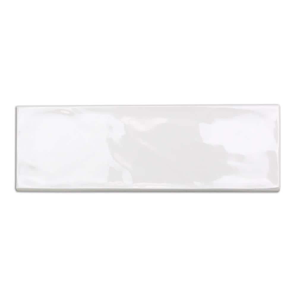 Bond Tile Pacific 12" x 4" Ceramic Bullnose Wall Tile Trim