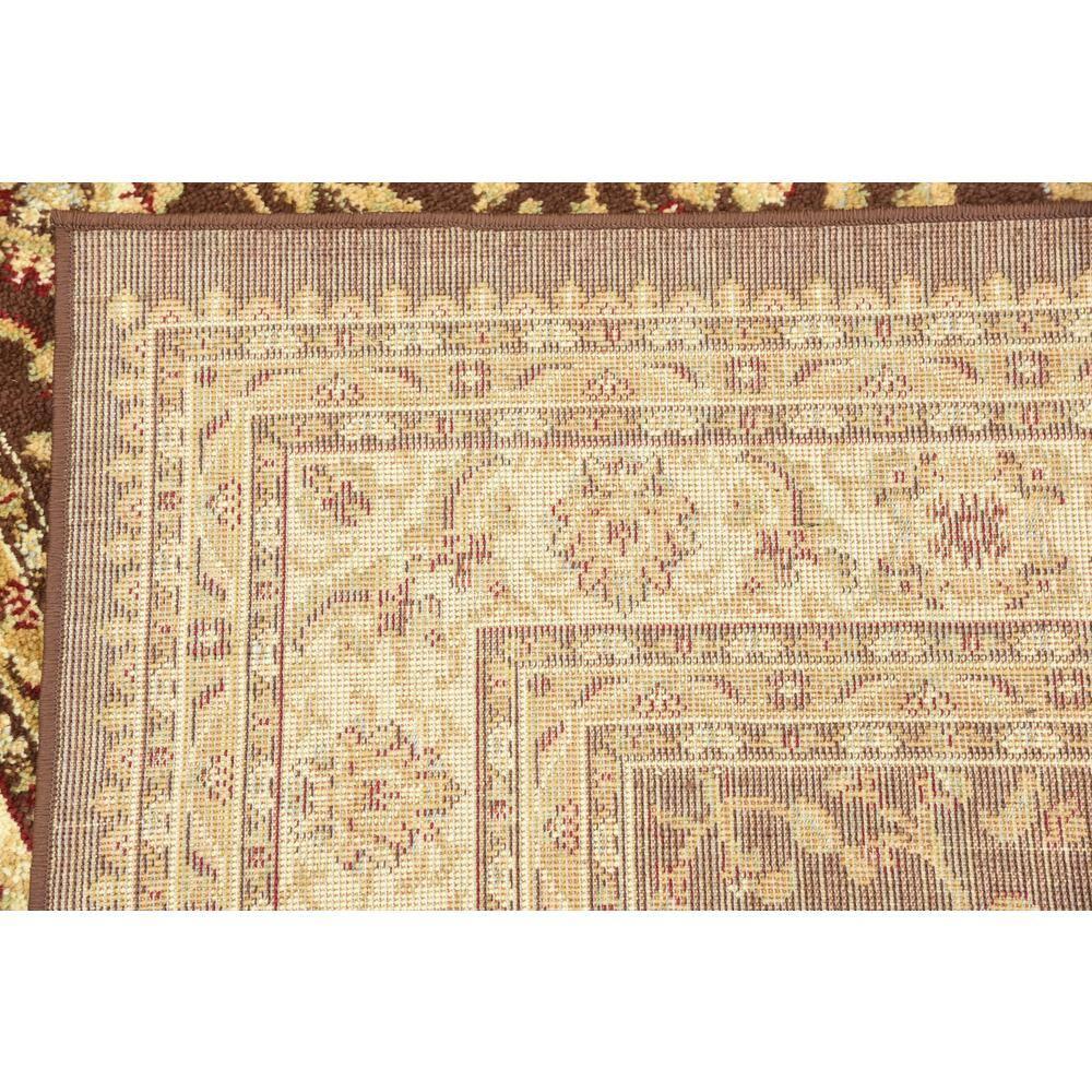 Unique Loom Voyage Collection Area Rug - St. Louis (4' 1" x 6' 1" Rectangle Brown/Green)