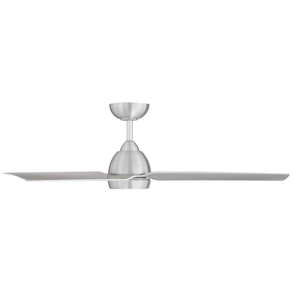 52" Smart Home Compatible 3 Blade Smart Ceiling Fan with Remote