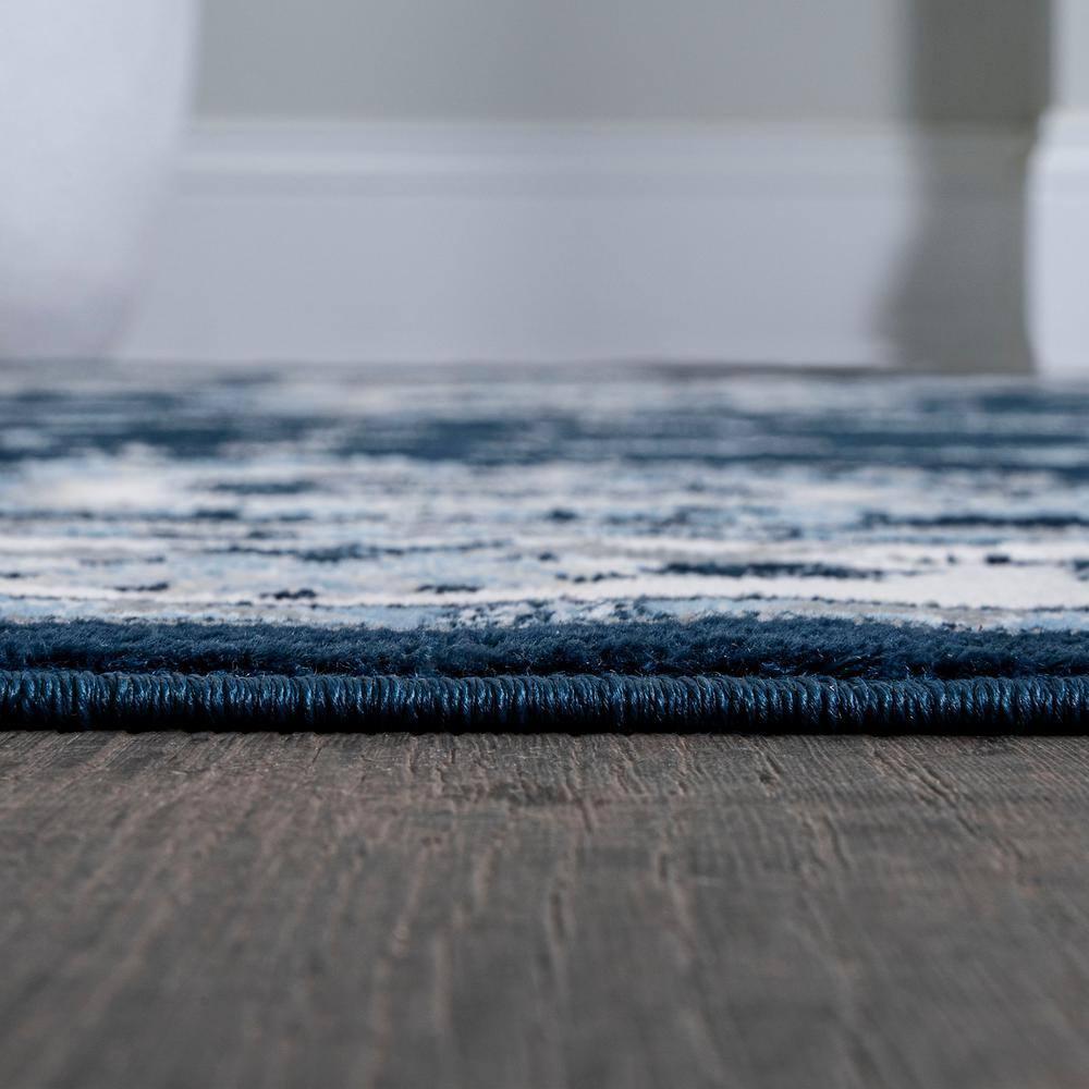 3'x5' Cherie French Cottage Area Rug, Navy/Ivory - JONATHAN Y