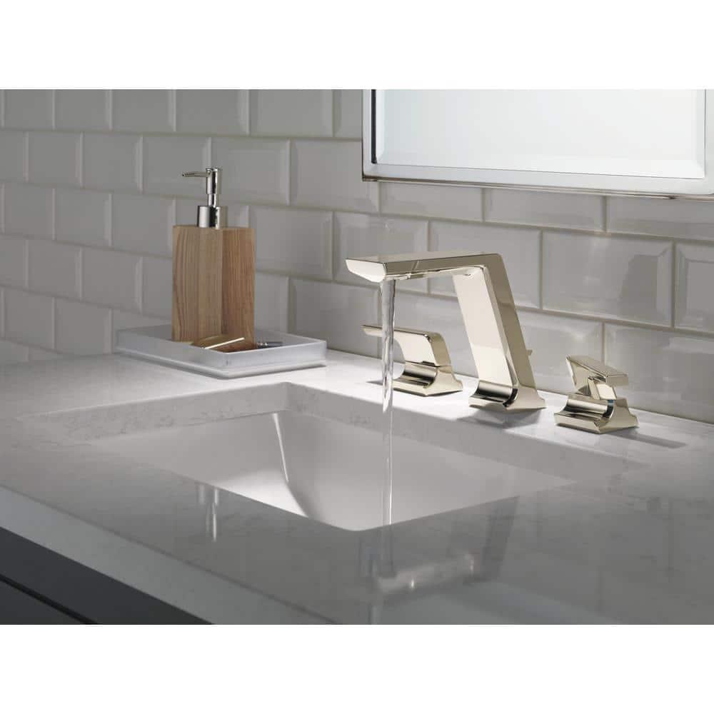 Pivotal Widespread Bathroom Faucet with Drain Assembly
