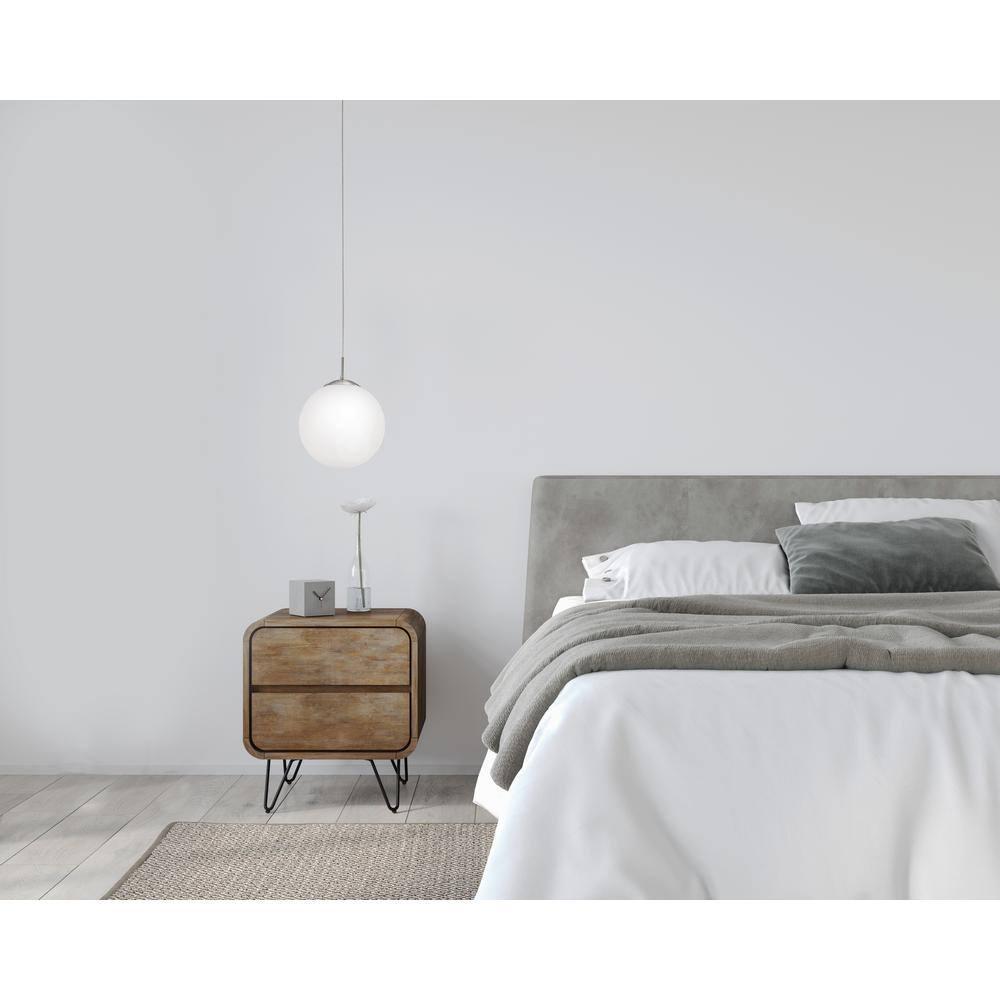 Eglo USA Rondo 8526 Opal Glass Hanging Pendant Light