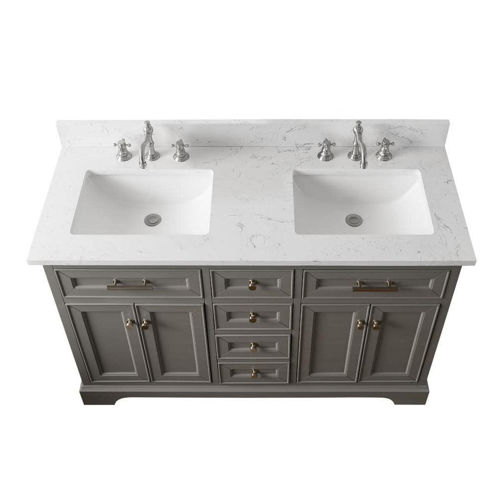 Thompson 54" Double Bathroom Vanity Set
