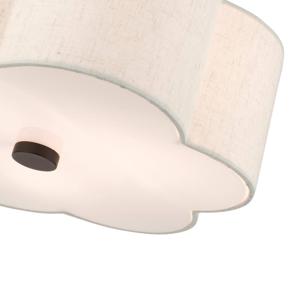 Livex Lighting Solstice 3 - Light Semi-Flush Mount in  English Bronze
