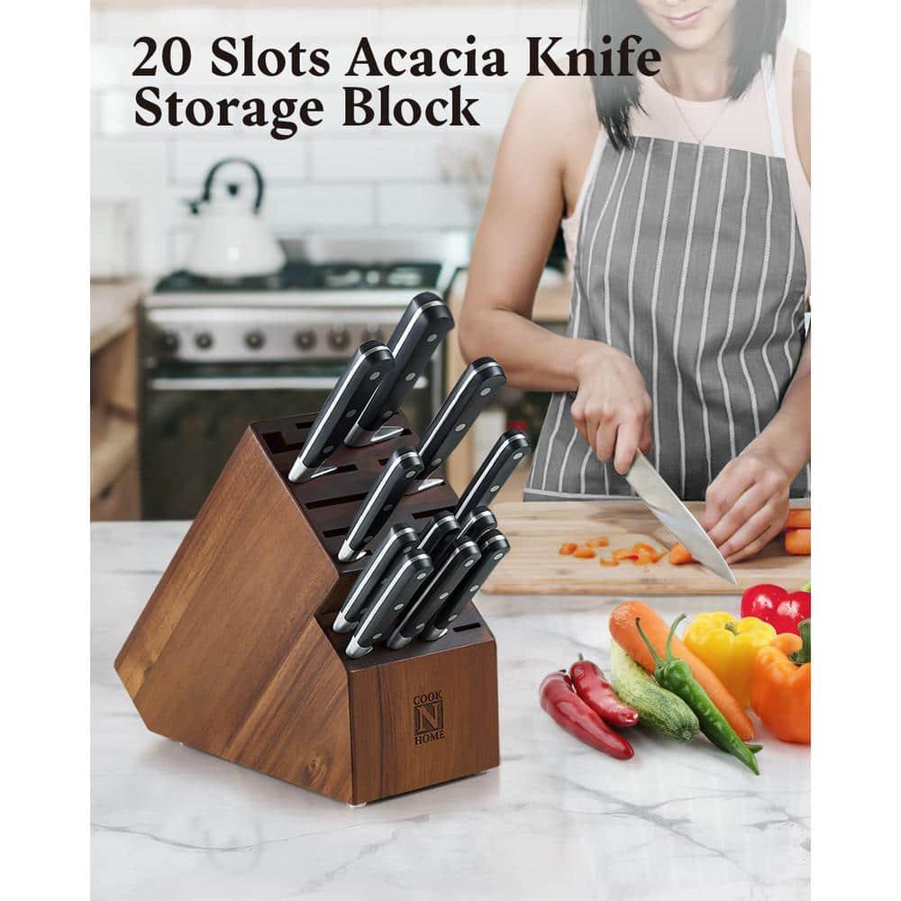 Cook N Home Cook N Home Knife Storage Block Without Knives