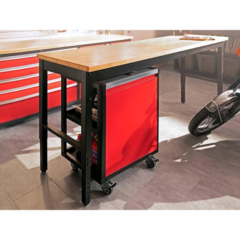 NewAge Products Pro Series Adjustable Height Steel Workbench