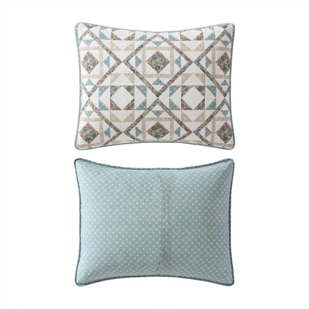 Wrangler Wrangler Annie Blue Cotton Reversible Quilt Set