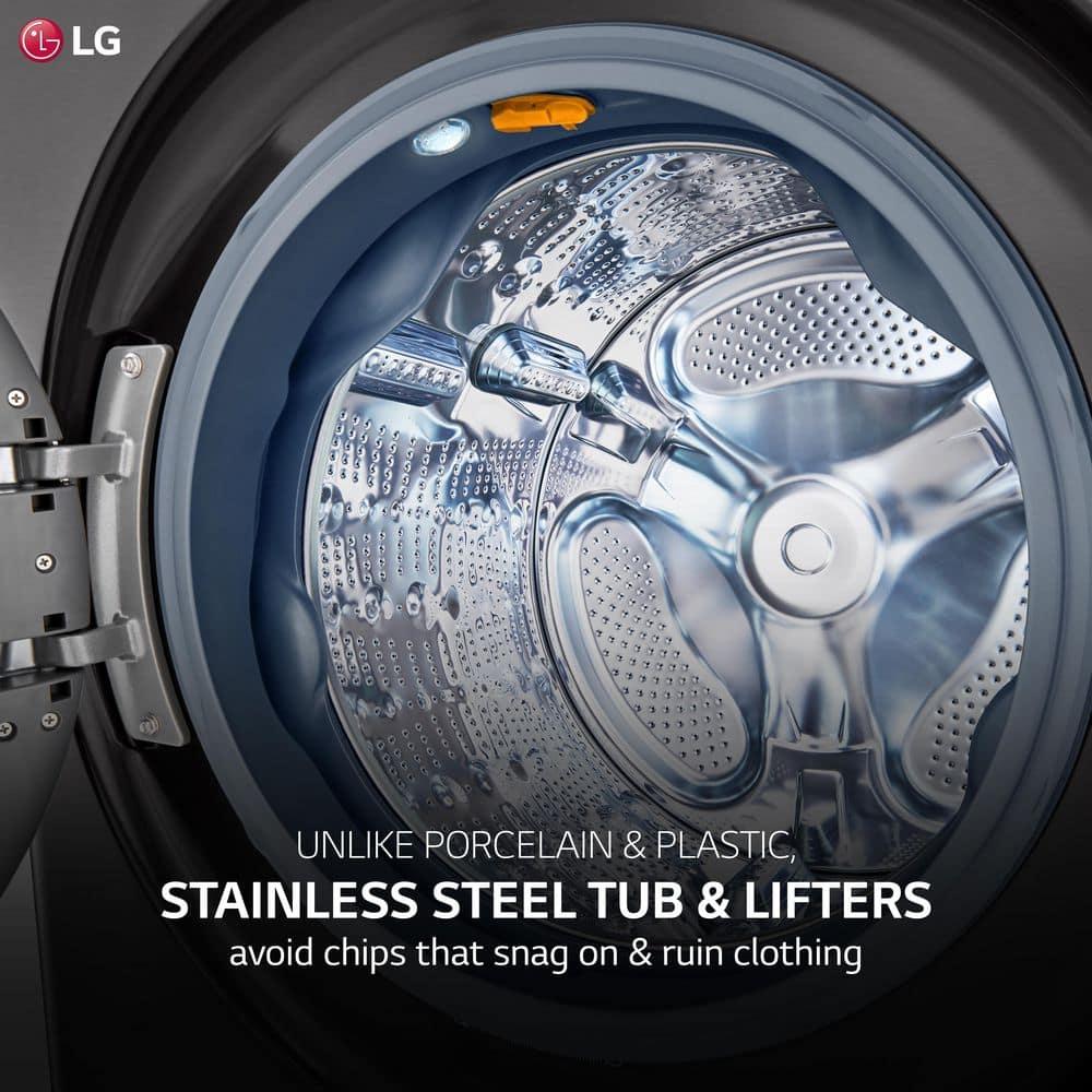 LG Single Unit Front Load WashTower with Center Control 4.5 cu. ft. Washer and 7.4 cu. ft. Gas Dryer