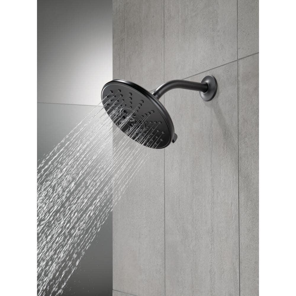 Universal Showering Components Shower Head in Matte Black