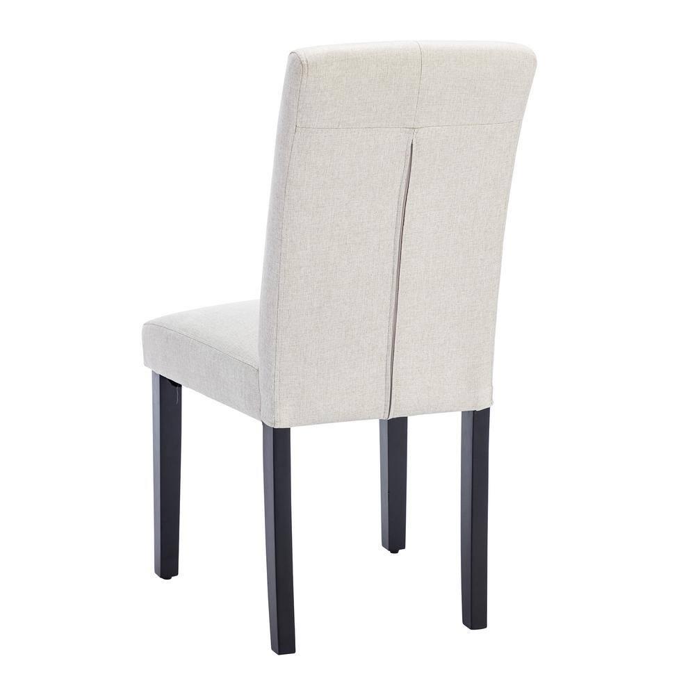 Westice Dining Room Chairs Set of 6 Upholstered PU Leather Kitchen Chairs Dining Room Side Chair with Nailhead Trim and Rubber Wood Legs for Small Space Apartment, Brown