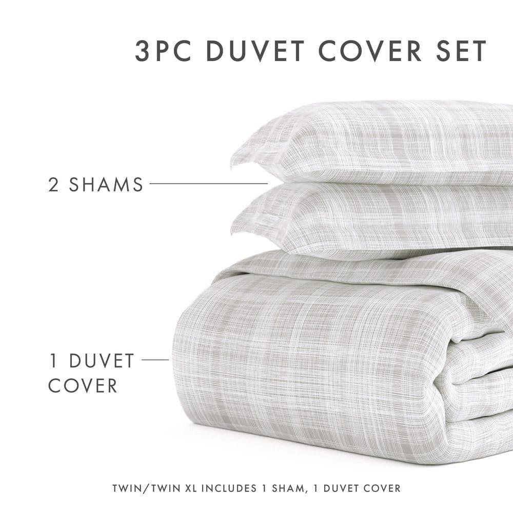 IEnjoy Home Super Soft Double Brushed Duvet Cover Set