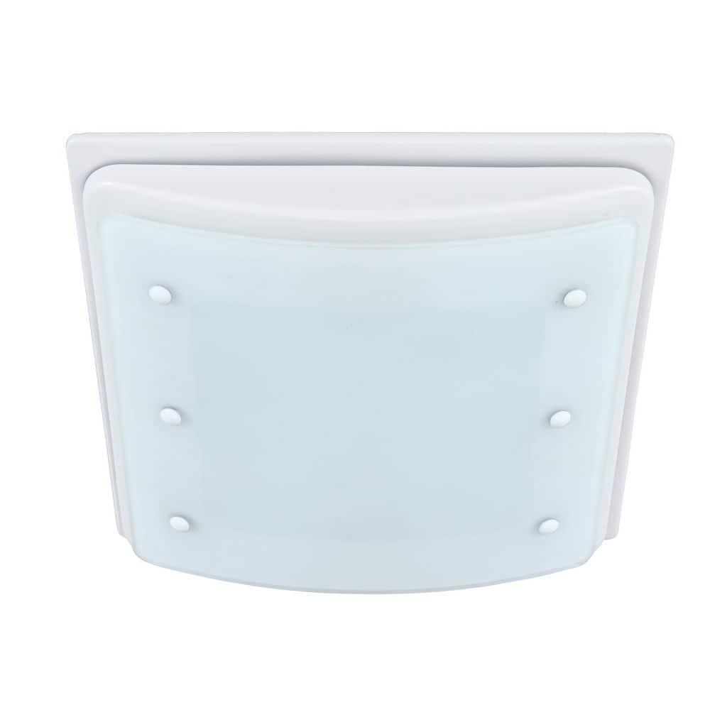 Buckingham 100 CFM 2.0 Sones Decorative Bathroom Ventilation Exhaust Fan with Light & Night-Light