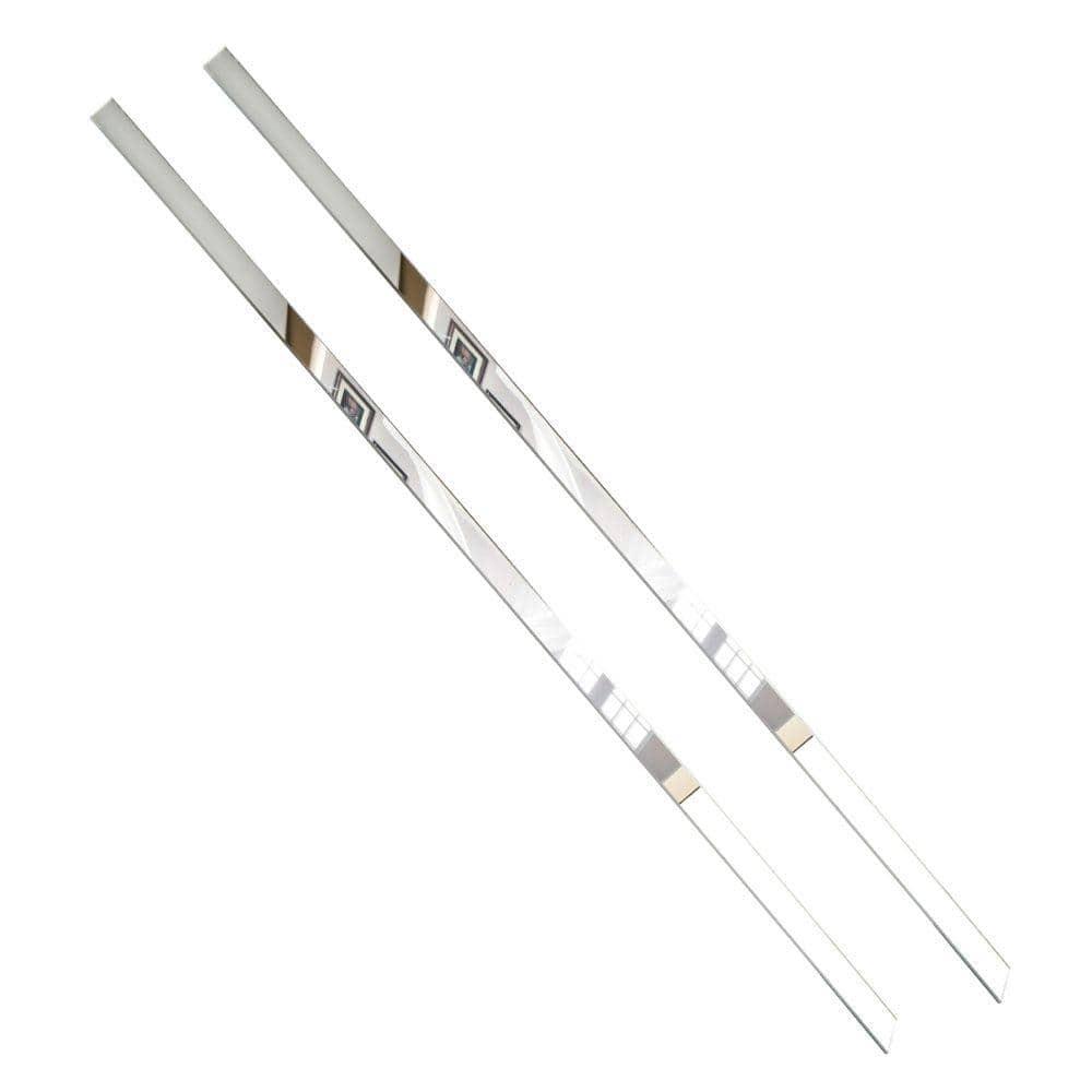 MirrEdge 15248 48 in. x 1.5 in. x 1.8 in. Acrylic Mirror Framing Strips - Pair