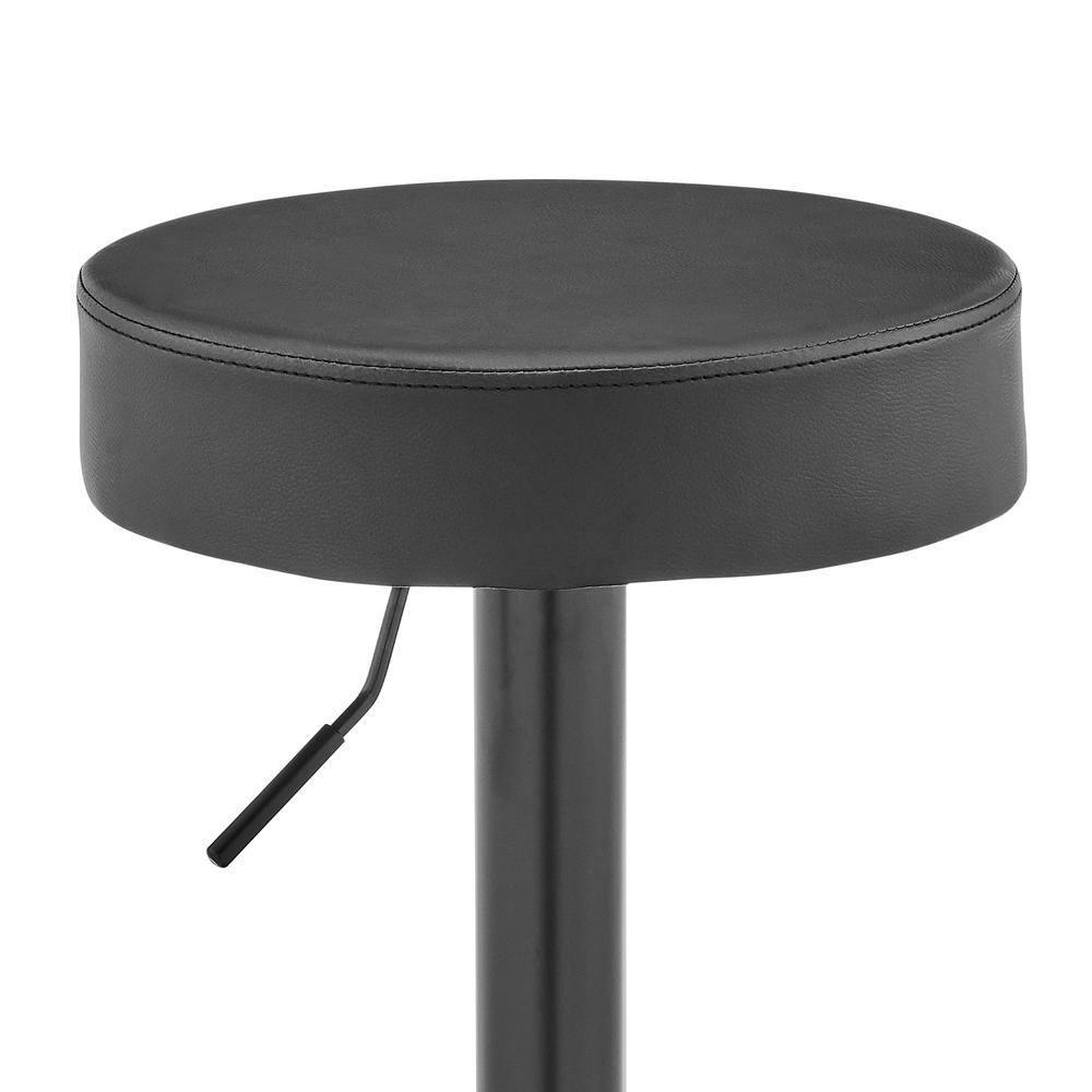Dax Barstool: Adjustable, Swivel, Square Upholstered Seat - Armen Living