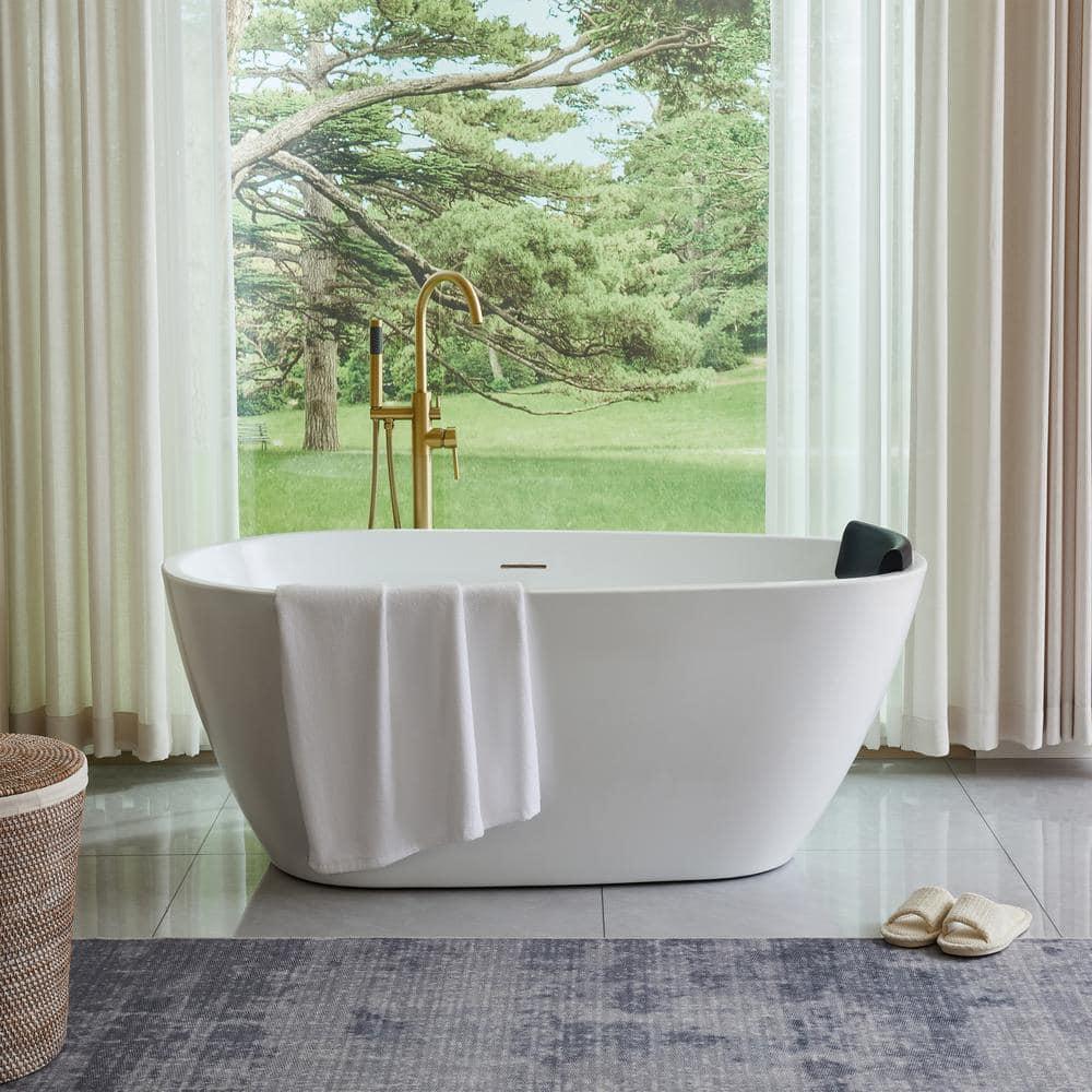 Freestanding Soaking Acrylic Bathtub