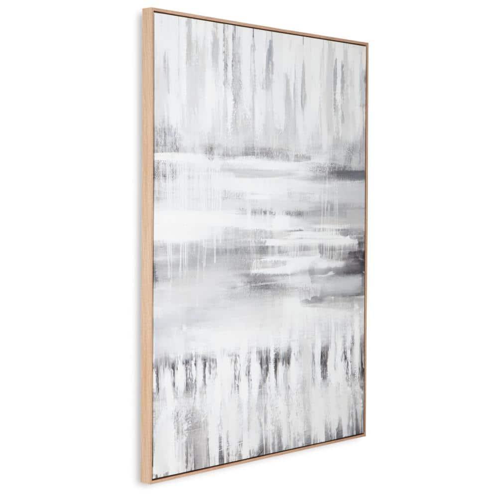 Signature Design by Ashley Estonbrook Wall Art, Gray & White
