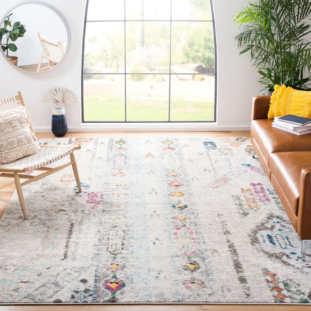 Madison MAD422 Power Loomed Indoor Area Rug - Grey/Blue - 10'x14' - Safavieh