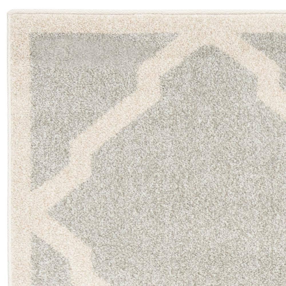 Amherst AMT421 Power Loomed Indoor Area Rug - Light Grey/Beige - 5'x5' - Safavieh