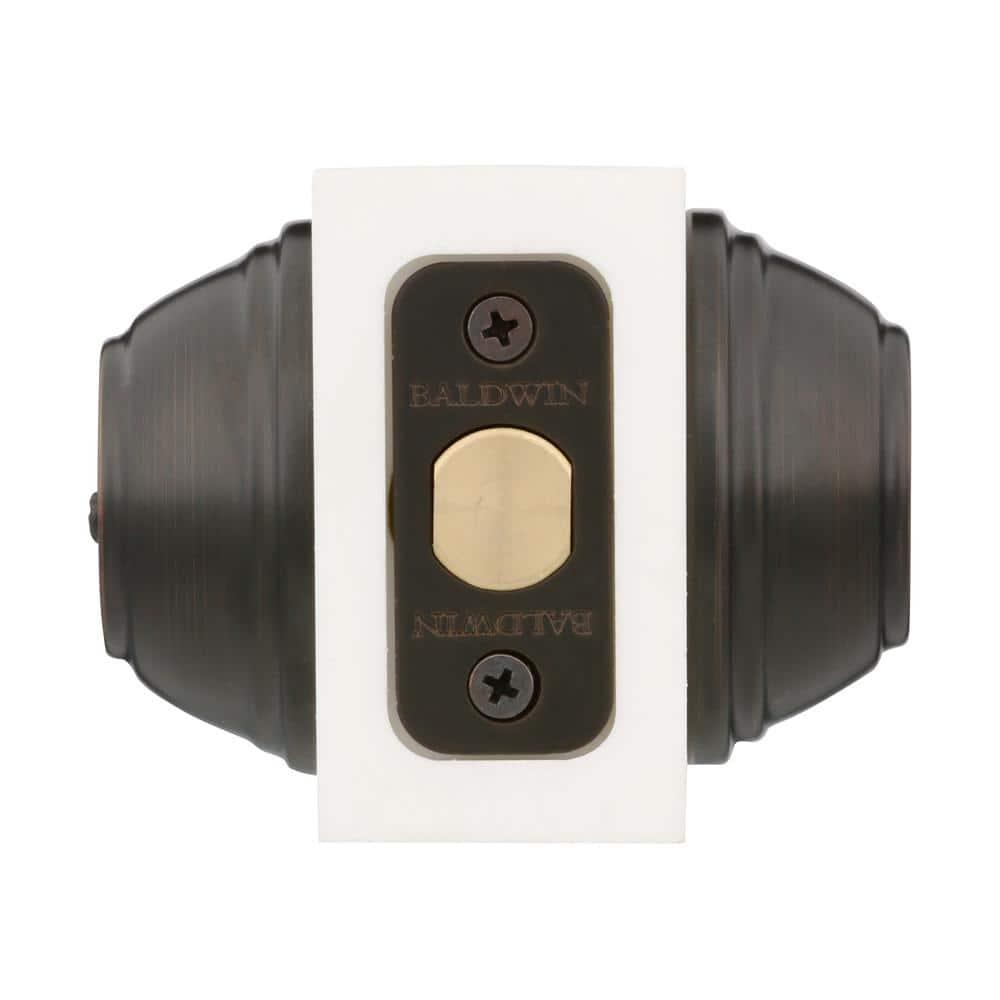 385 Round Double Cylinder Deadbolt Featuring SmartKey in Venetian Bronze