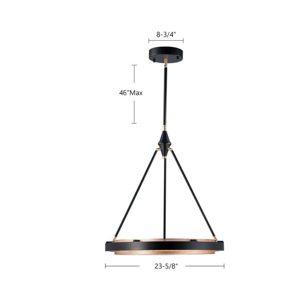 Alora Lighting Duo 1 - Light Black LED Unique/Statement Pendant