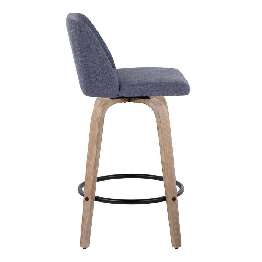 Toriano Swivel Upholstered Counter Stool