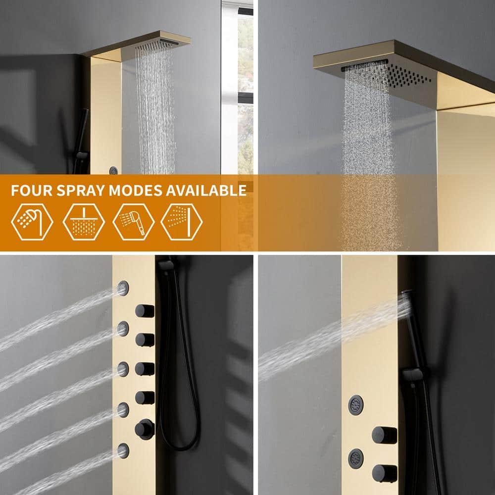 57.99'' Shower Panel with Fixed Shower Head