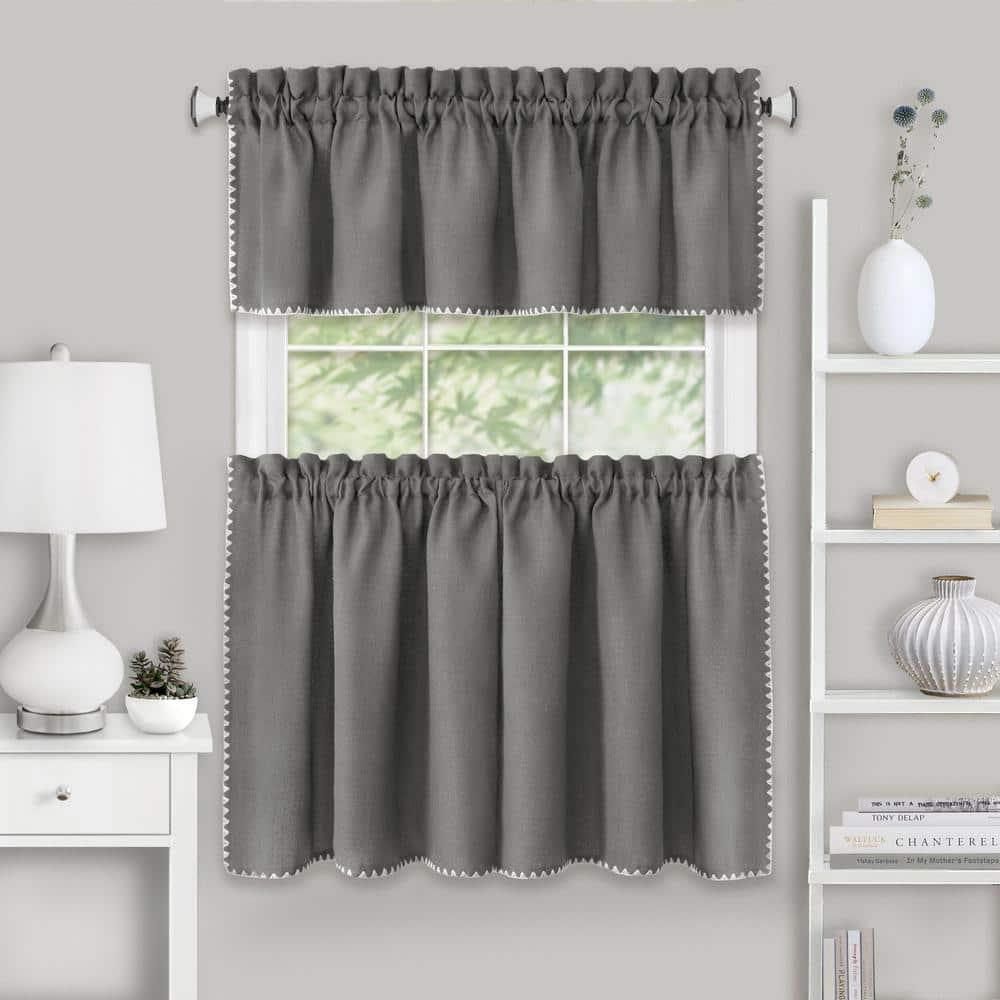 Achim Importing Co Tailored 58'' W Kitchen Curtain