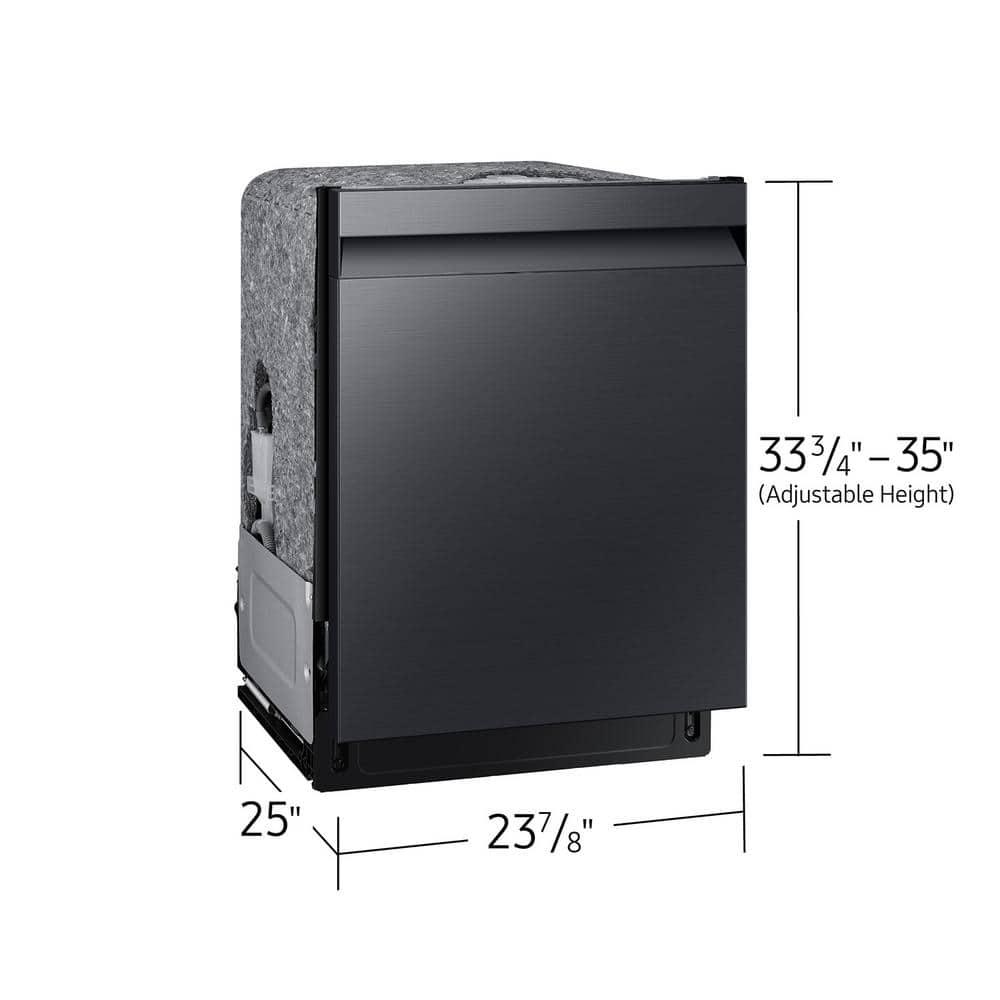Samsung 24" 46 dBA ENERGY STAR Certified Smart Built-in Top Control Dishwasher with Adjustable Rack