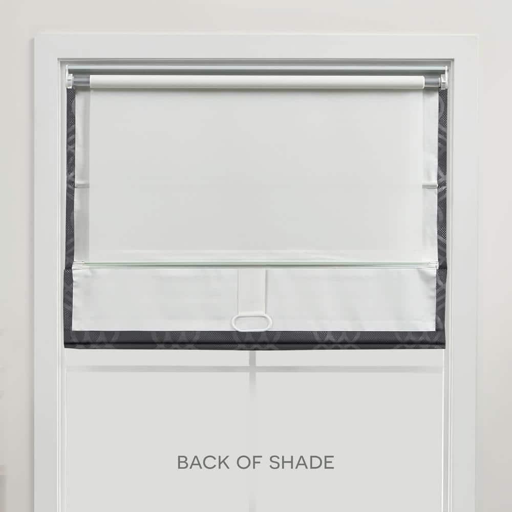 Amalgamated Textiles Exclusive Home Prague Trellis 100% Blackout Roman Shade