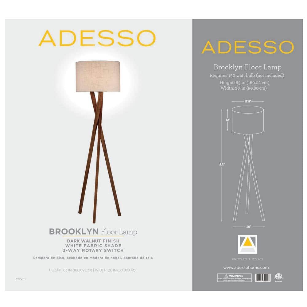 Harcourt 63'' Solid Wood Floor Lamp