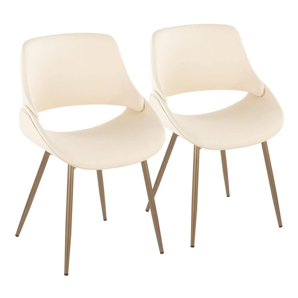 19.25'' H Faux Leather Upholstered Side Chair
