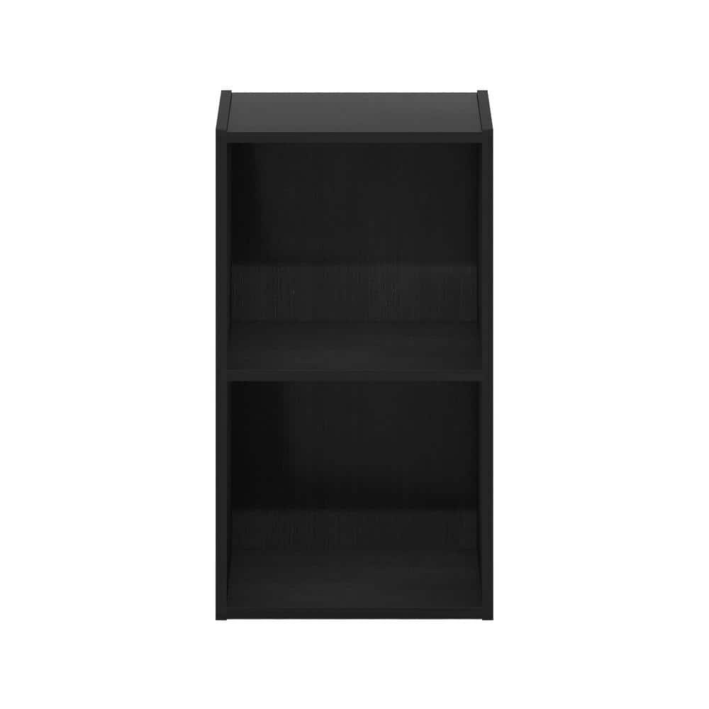 Furinno Pasir 2-Tier Open Shelf Bookcase Blackwood