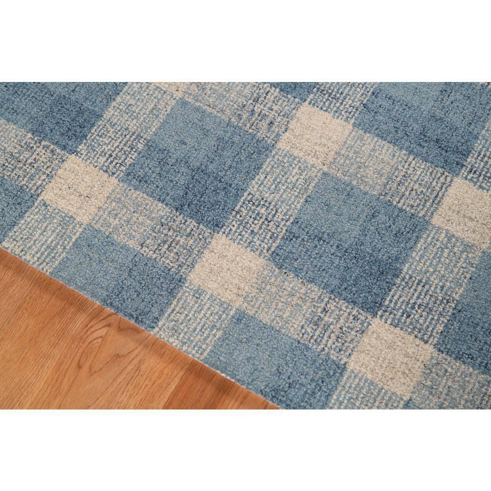 Tartan 2 x 3 Blue Plaid Pattern Area Rug for High Traffic Living Room Dining Room Bedroom