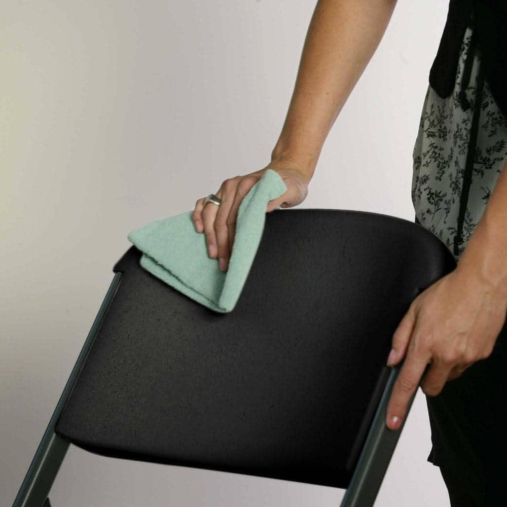 Lifetime Folding Chair, Indoor/Outdoor Commercial, Adult, Black, 4 Pack (80187)