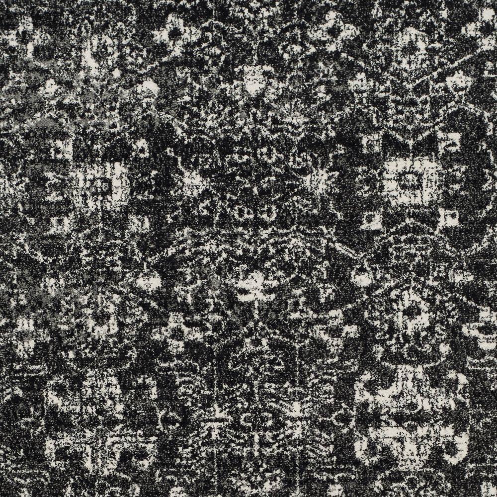 Evoke EVK270 Power Loomed Area Rug Charcoal / Ivory 5'-3" X 7'-6" - Safavieh.