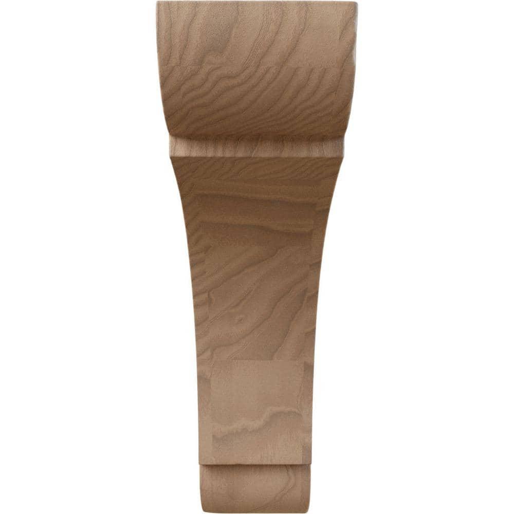 Ekena Millwork 1 3/4"W x 6"D x 6"H Small Olympic Wood Bracket, Mahogany