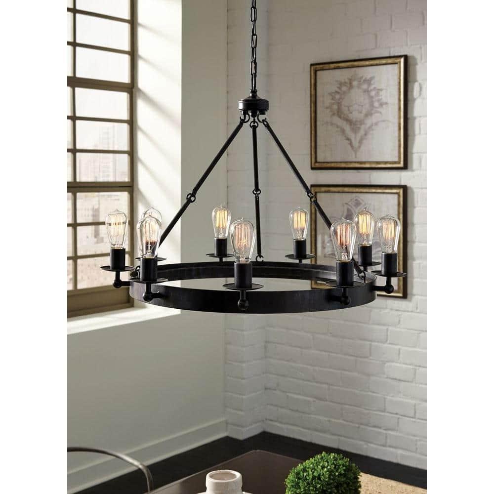 Rosswood Metal Chandelier (25"-31")