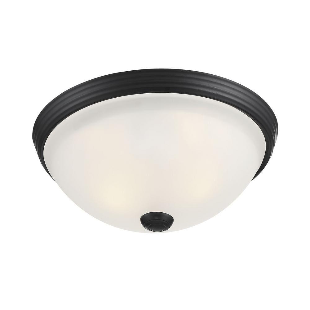 Savoy House NULL 2 - Light Flush Mount in  Black