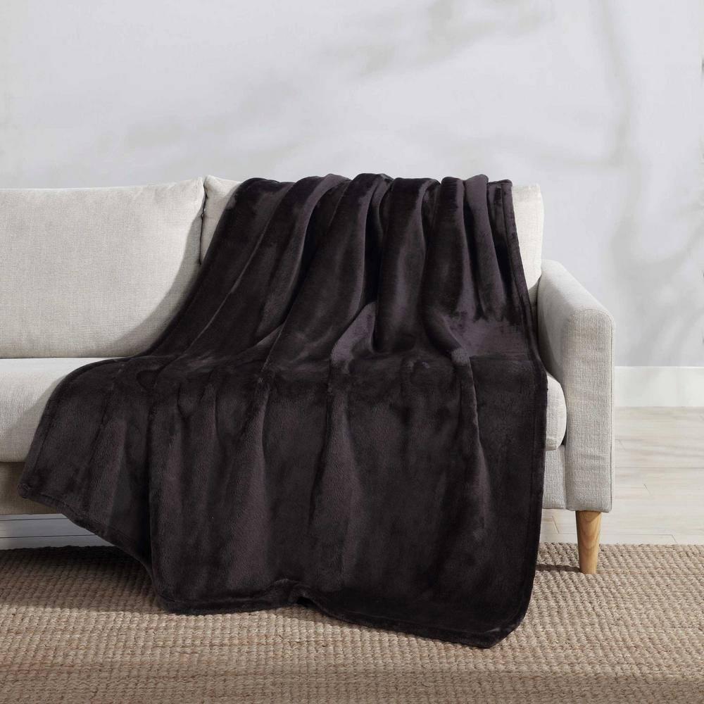 Eddie Bauer Eddie Bauer Ultra Lux Plush Solid Throw Blankets