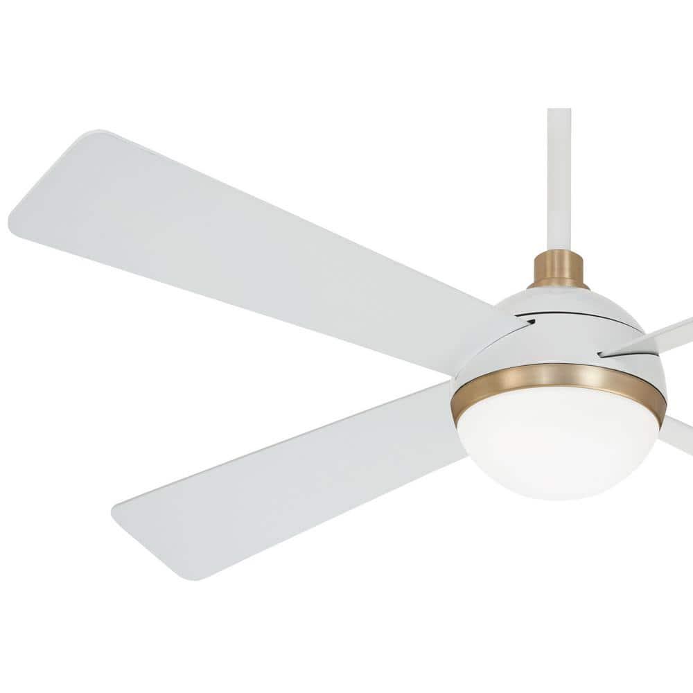 Minka Aire 54" 4 - Blade LED Standard Ceiling Fan with Remote Control and Light Kit Included