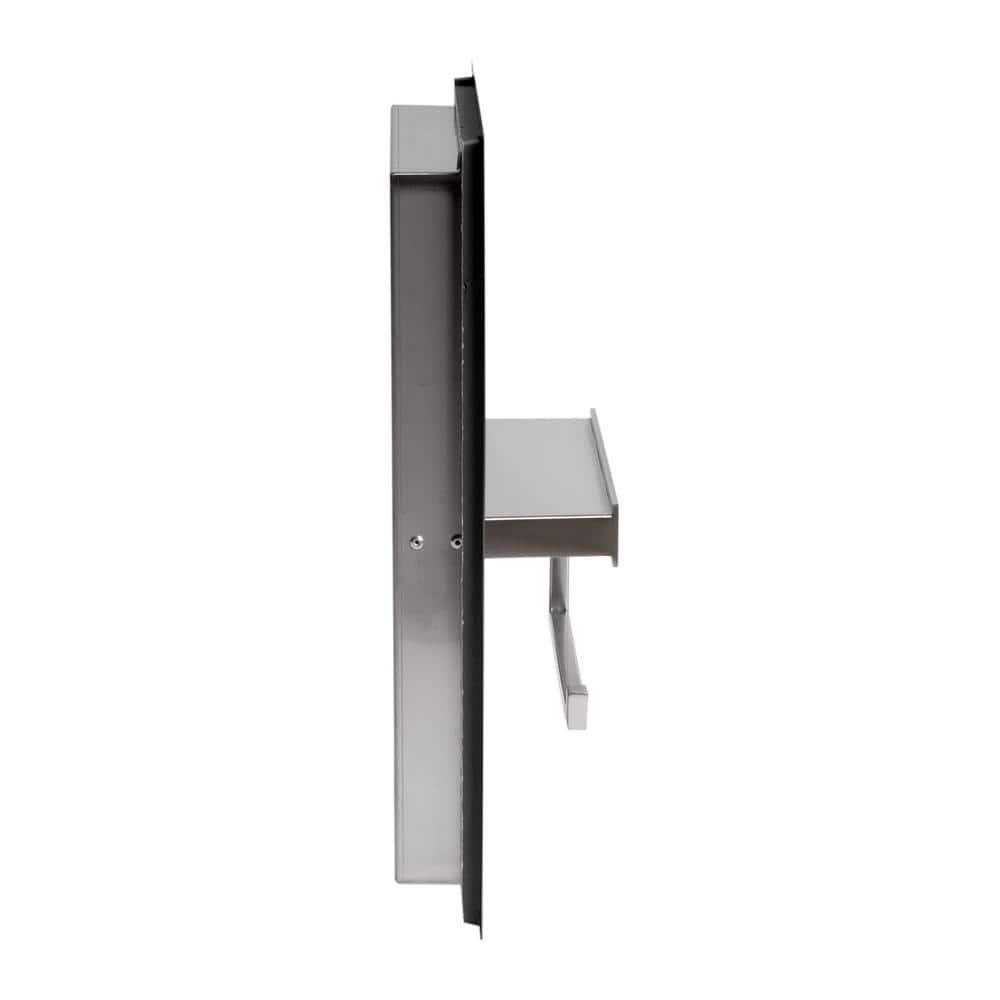 PVD Stainless Steel Recessed Toilet Paper Holder / Bathroom Niche