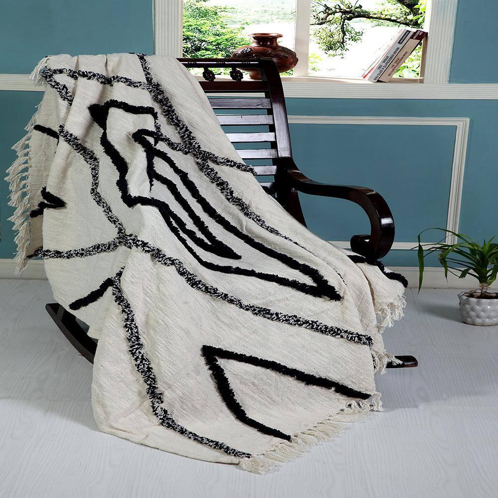 Evette Rios Fringed Cotton Throw & Reviews | Wayfair