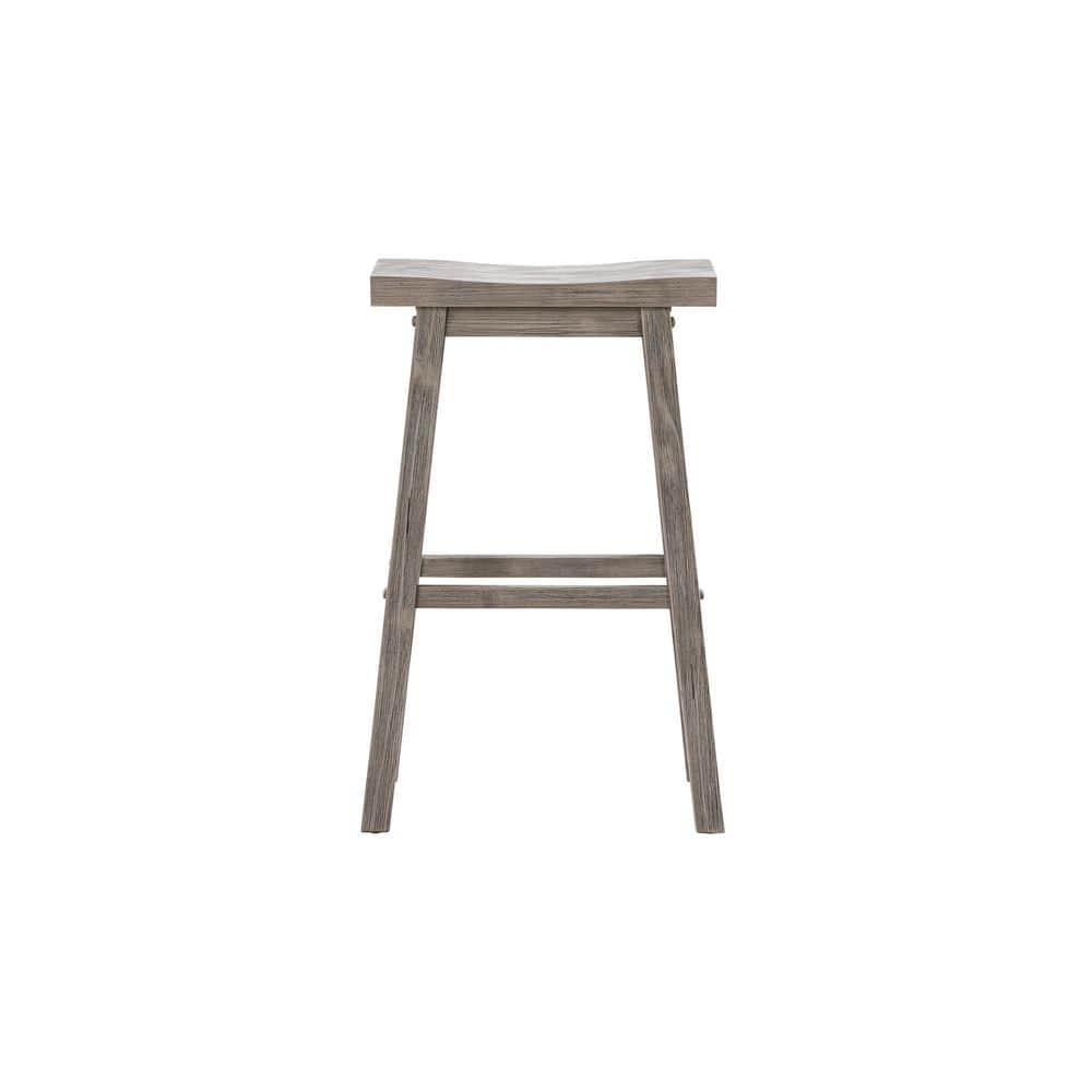 29" Sonoma Saddle Barstool Storm Gray - Boraam