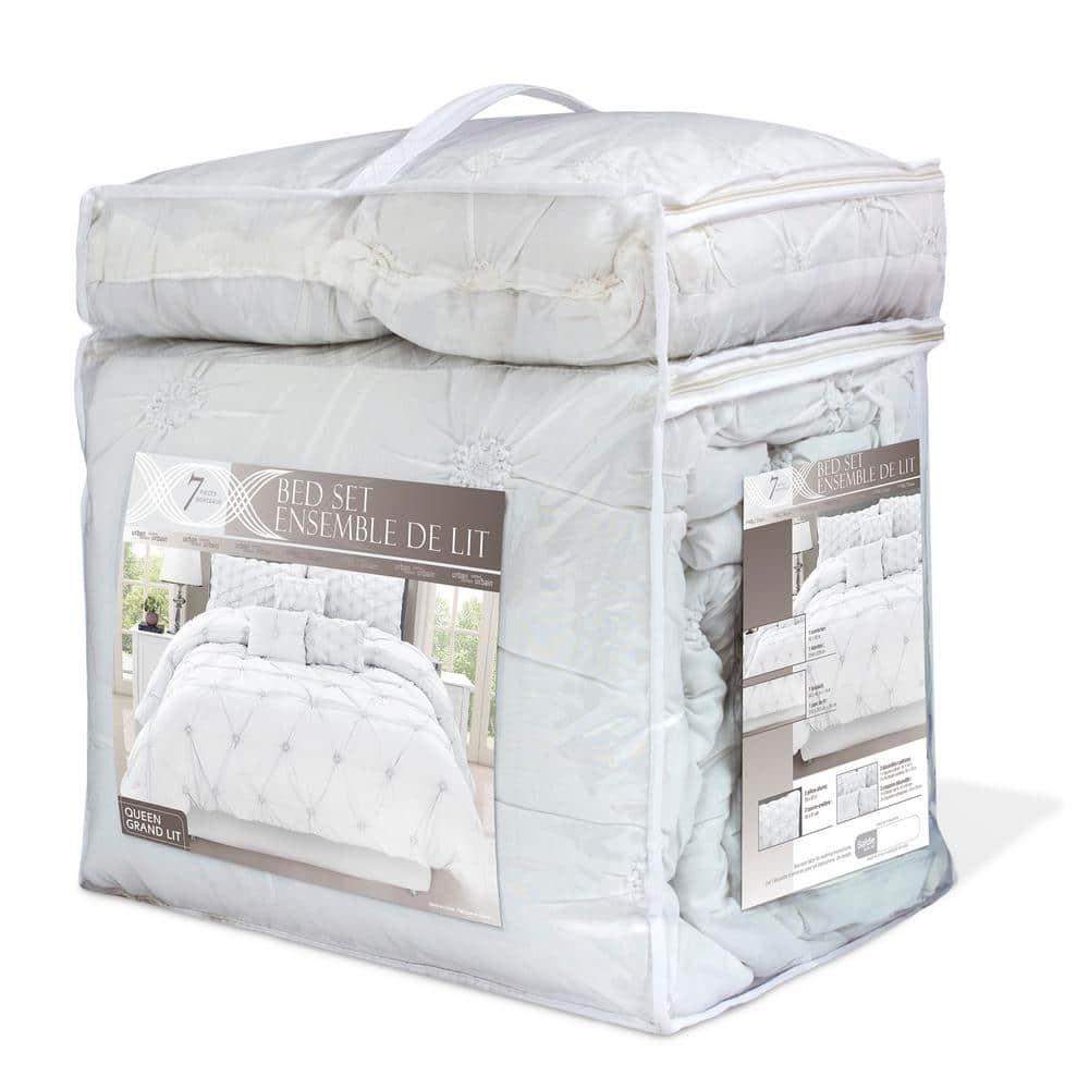 Safdie & Co. 60651.7K.01 Chateau Collection Chateau 7Piece Comforter Set, King