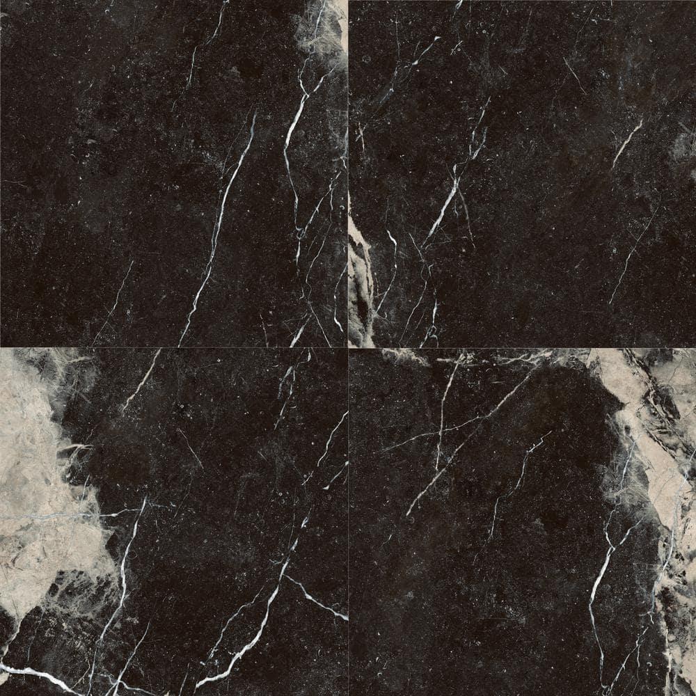 Signature 47.24 In. X 47.24 In. Marble Look Satin Porcelain Floor And Wall Tile (30.98 Sq. Ft. / Case)