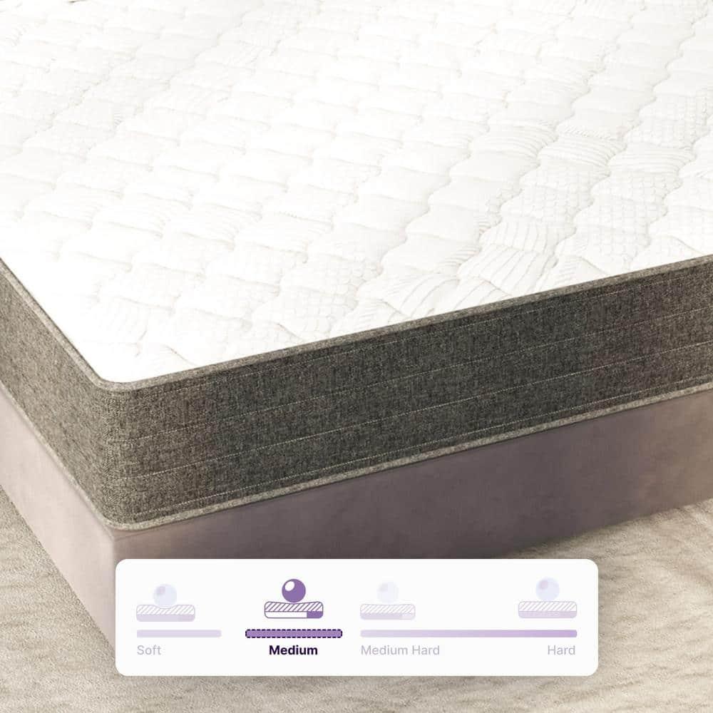 NapQueen Victoria 8" Queen, Hybrid of Cooling Gel Infused Memory Foam and Pocket Spring Mattress, Bed in a Box, Adult