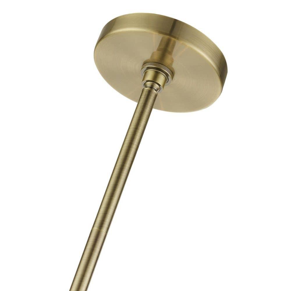 Livex Lighting Uptown 8 - Light Chandelier in  Antique Brass