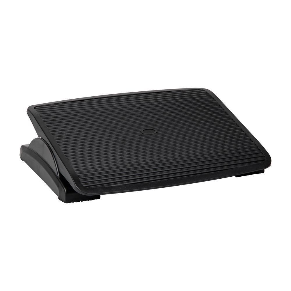 Mind Reader Foot Rest, Under Desk at Work, Ergonomic, Height Adjustable, Office, Plastic, 17.5"L x 13.5"W x 3.5"H